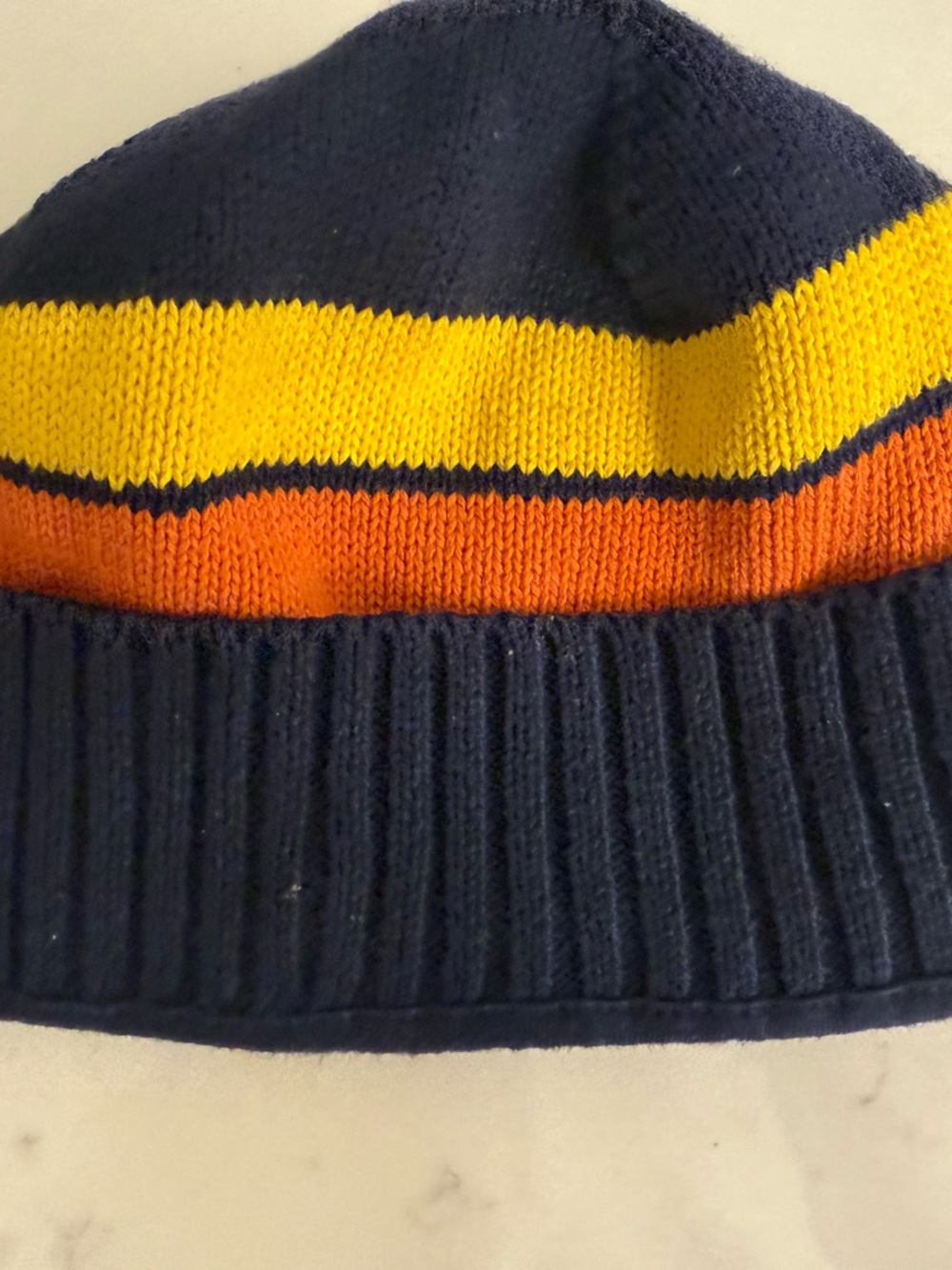 AMAZING LIMITED EDITION JANIE AND JACK 4-5 UNISEX WINTER COTTON STRIPED HAT